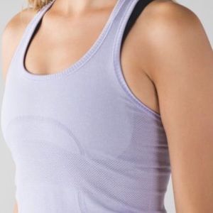 Lululemon lilac swiftly tank size 4